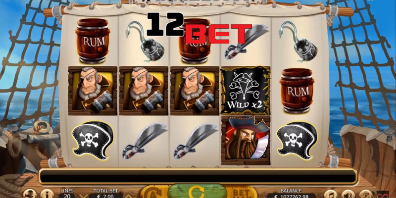 Khái quát về game slot Pirates Booty 12Bet