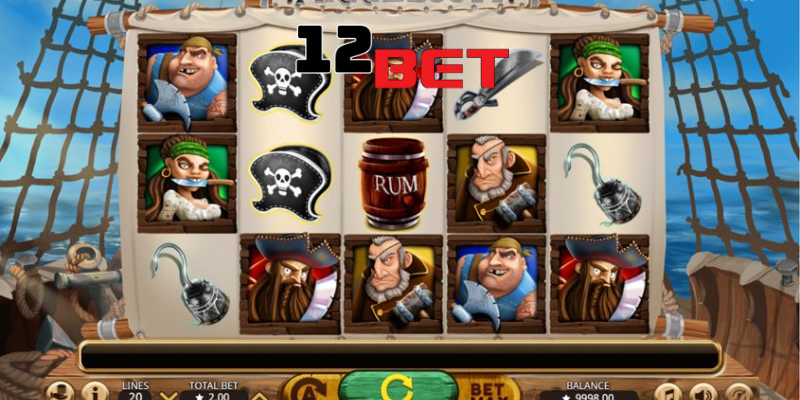 Luật quay hũ Pirates Booty 12Bet