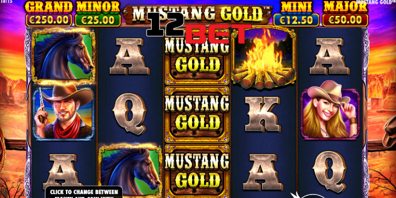 Một vài tính năng của Mustang Gold 12Bet